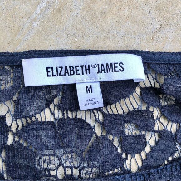 Elizabeth and James dress Glorietta lace shift M - Picture 5 of 6